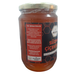 Bozkır Tarımsal Süzme Çiçek Balı 970gr Kahvaltı serisi